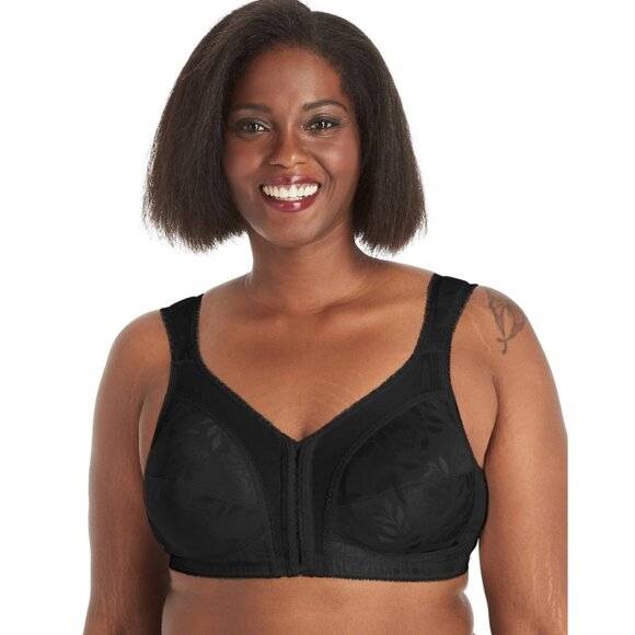 Playtex 18 Hour #4695 Supportive Flexible Back Front Close Wireless Bra 40DDD - Picture 1 of 5